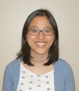 Jessica Y., a young Asian woman with shoulder-length black hair, wearing glasses